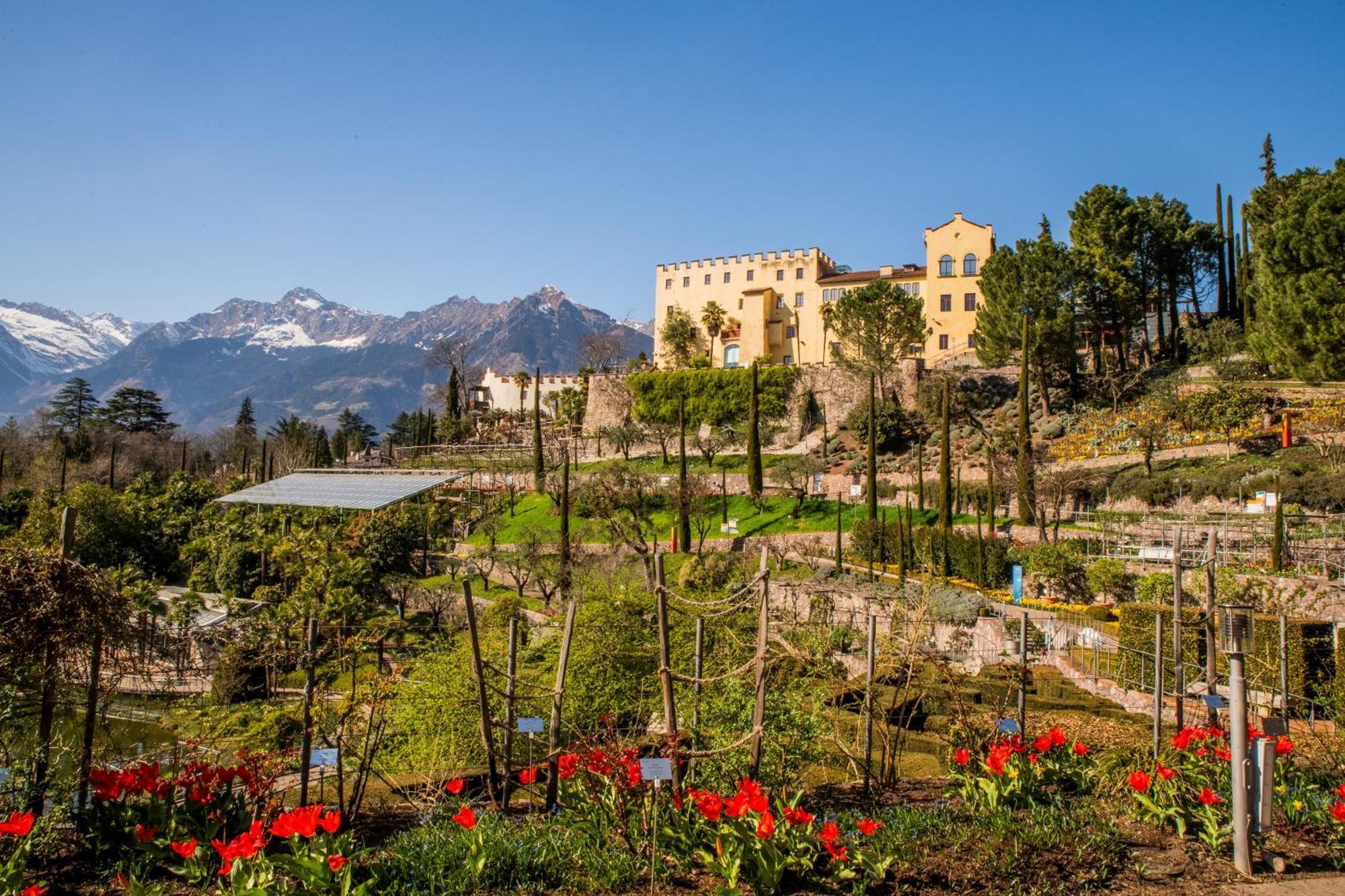 5-Zimmer-Appartement In Historischer Privatvilla, Meran Zentrum, Kostenloser Parkplatz المظهر الخارجي الصورة